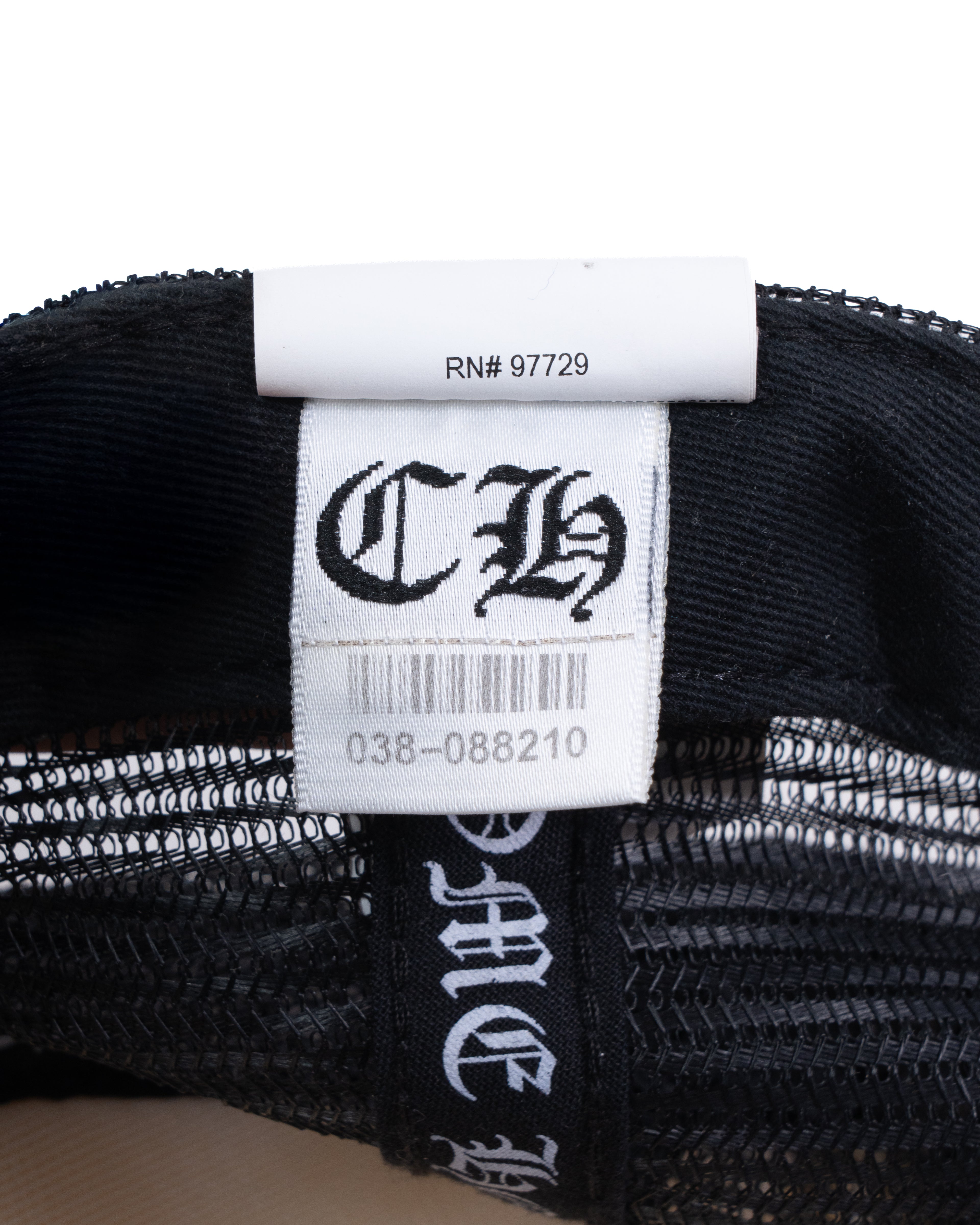 Chrome Hearts "F*ck" Trucker Cap Black/White