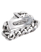 Chrome Hearts Floral Heart ID Pave Diamond Bracelet