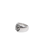 Chrome Hearts "Heart in Band" Pave Diamond Ring