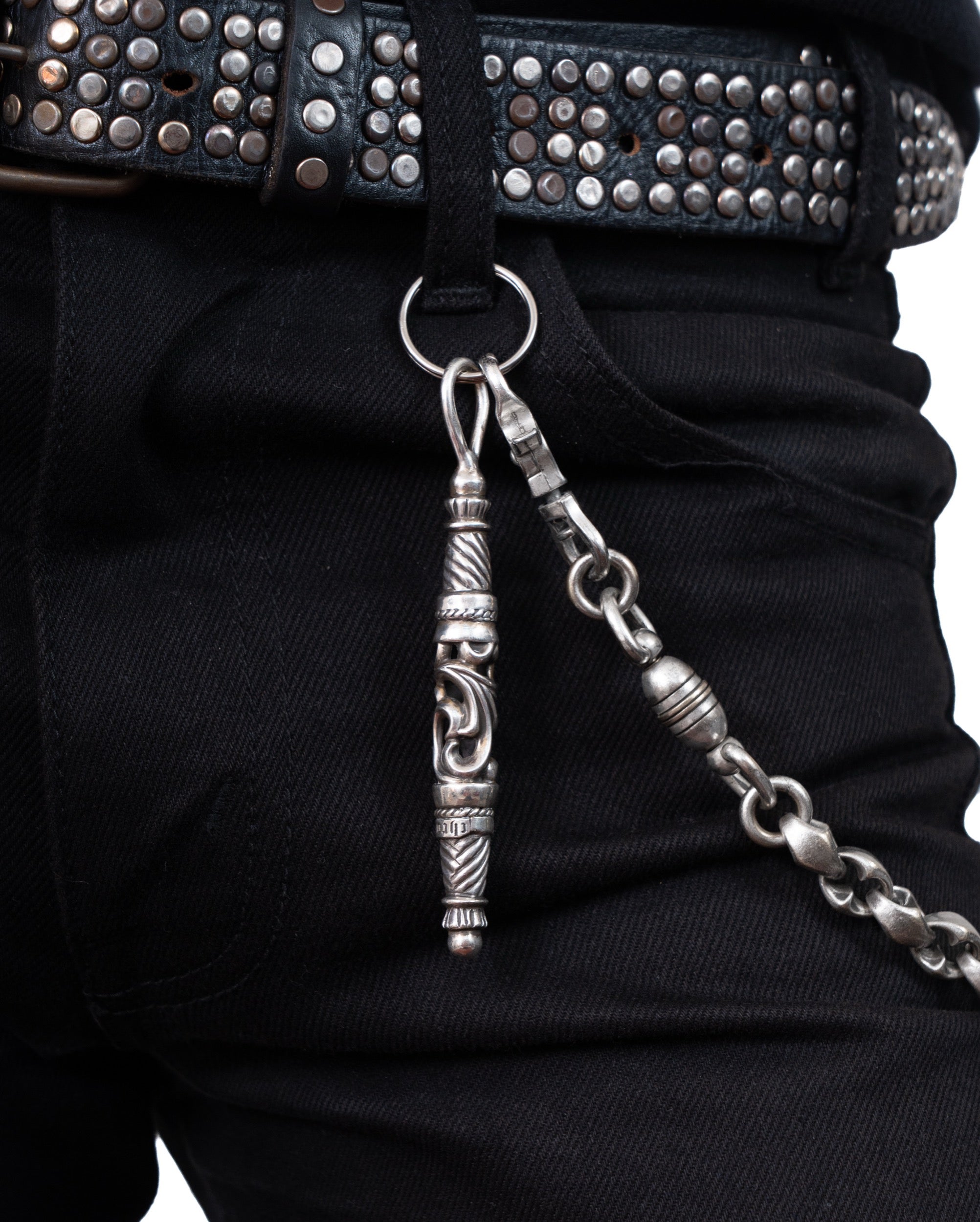 Chrome Hearts Large Roller Key Ring Vintage