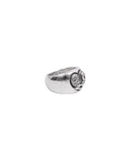Chrome Hearts "Heart in Band" Pave Diamond Ring