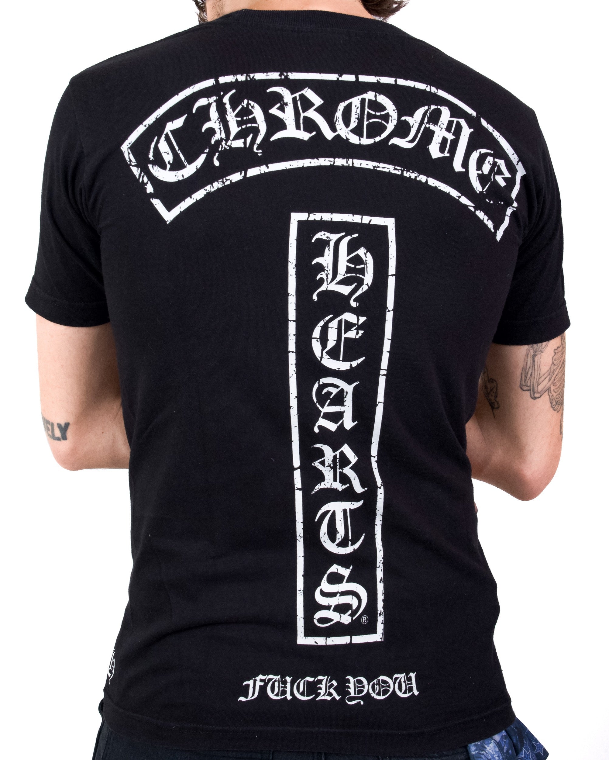 Chrome Hearts T-Bar Star Logo Tee Black Vintage