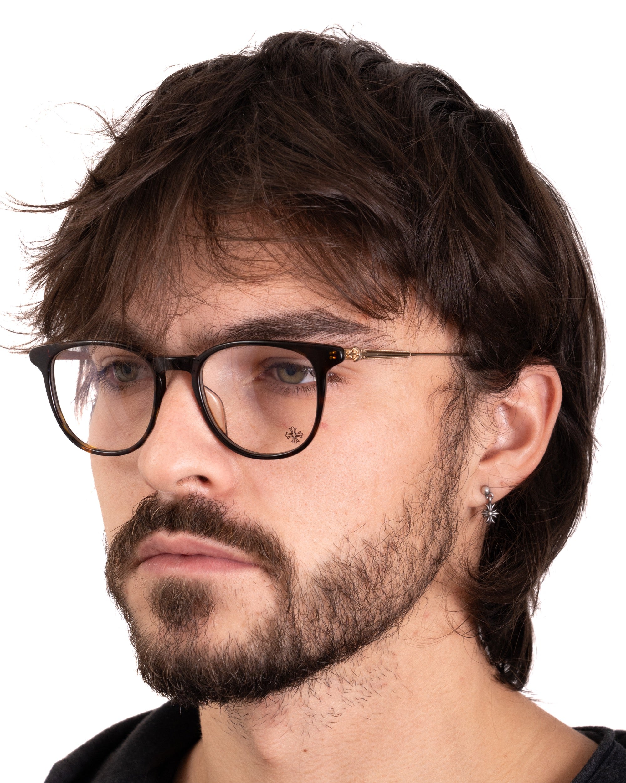 Chrome Hearts "Pluck" Glasses Gold
