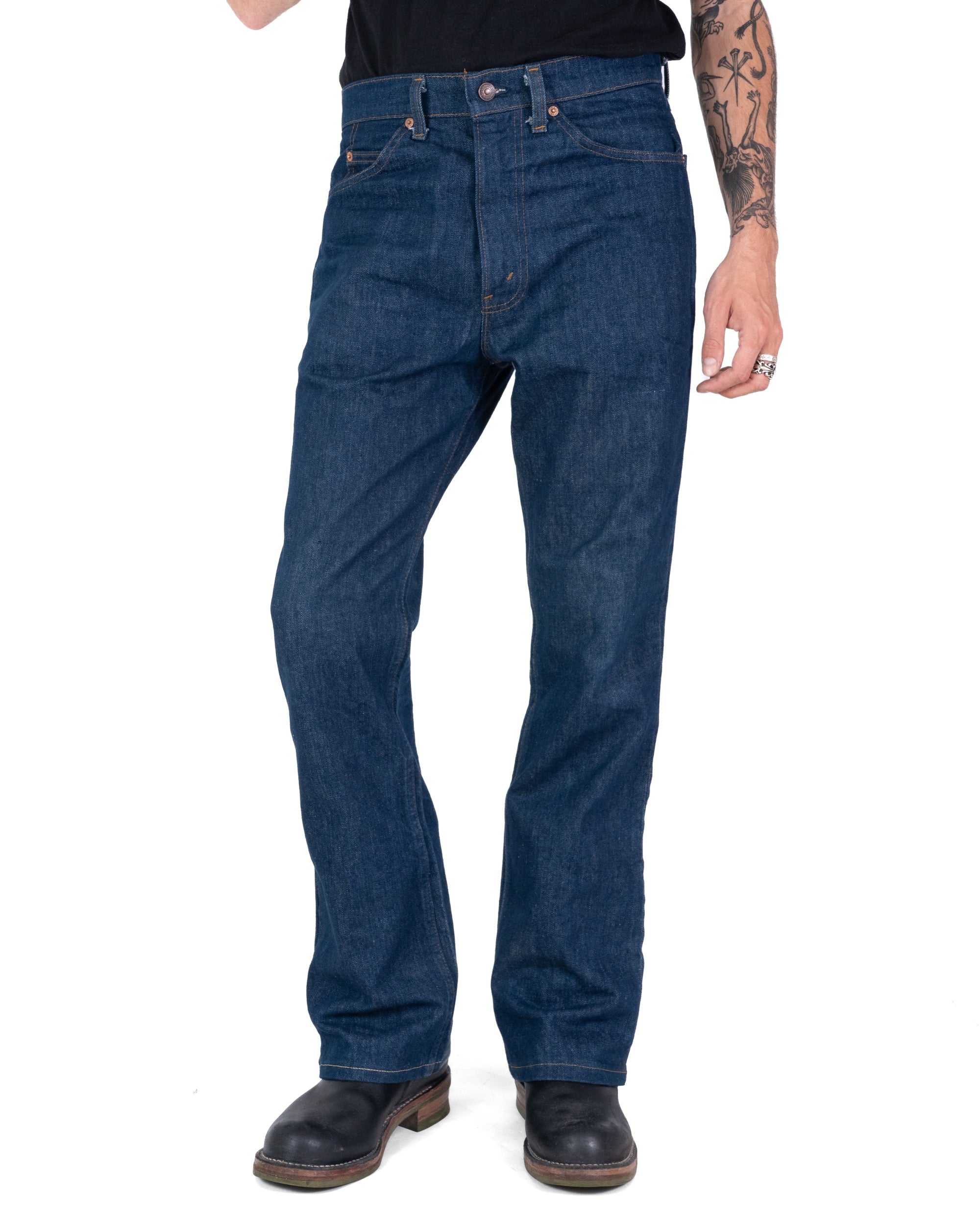 Levi’s 517 Orange Tab Raw Blue Jeans 70’s