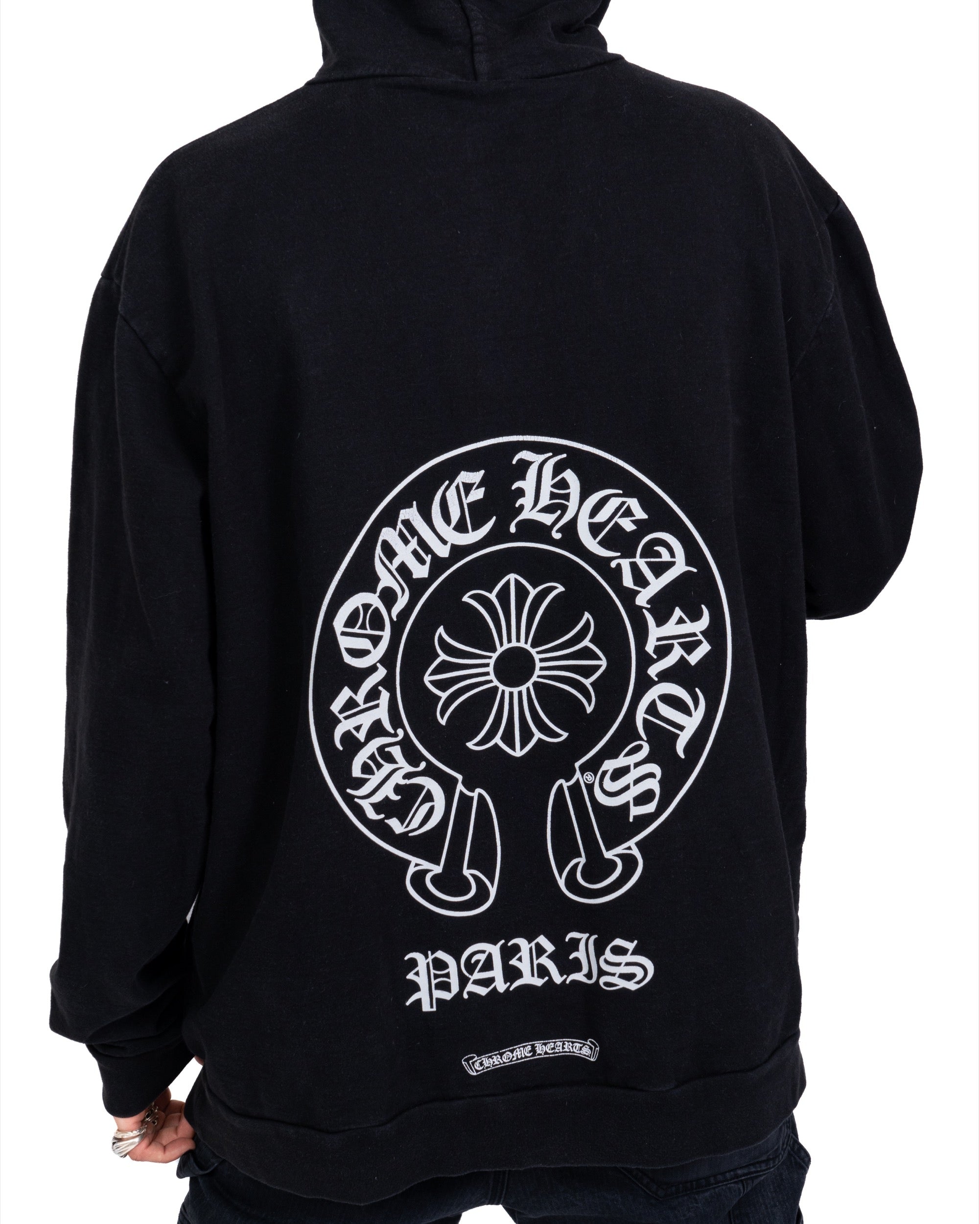 Chrome Hearts "Paris" Exclusive Hoodie Black