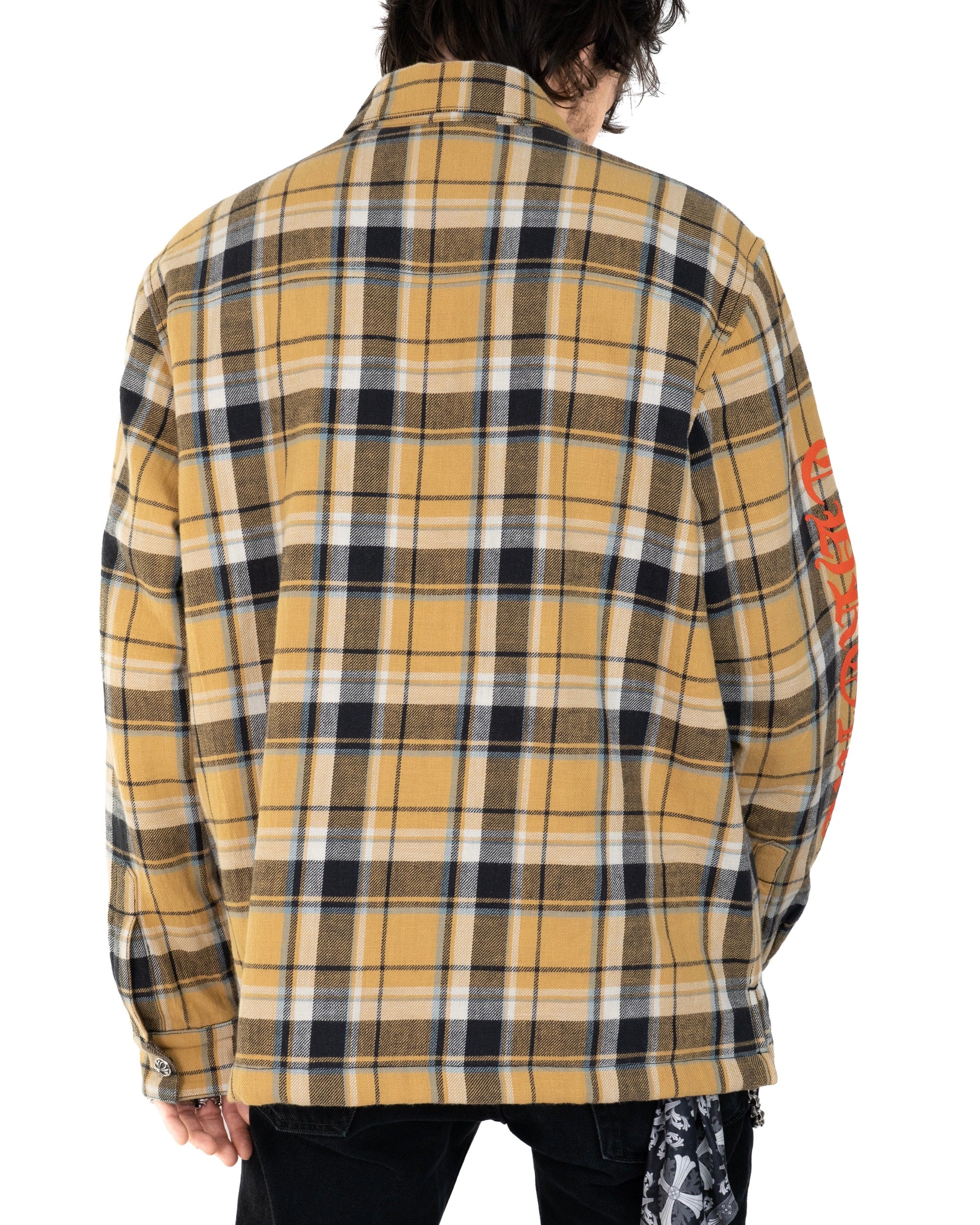Chrome Hearts Padded Flannel Yellow Jacket