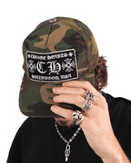 Chrome Hearts Camo "CH" Trucker Cap Vintage