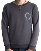 Chrome Hearts Floral Logo F&F Crewneck Grey