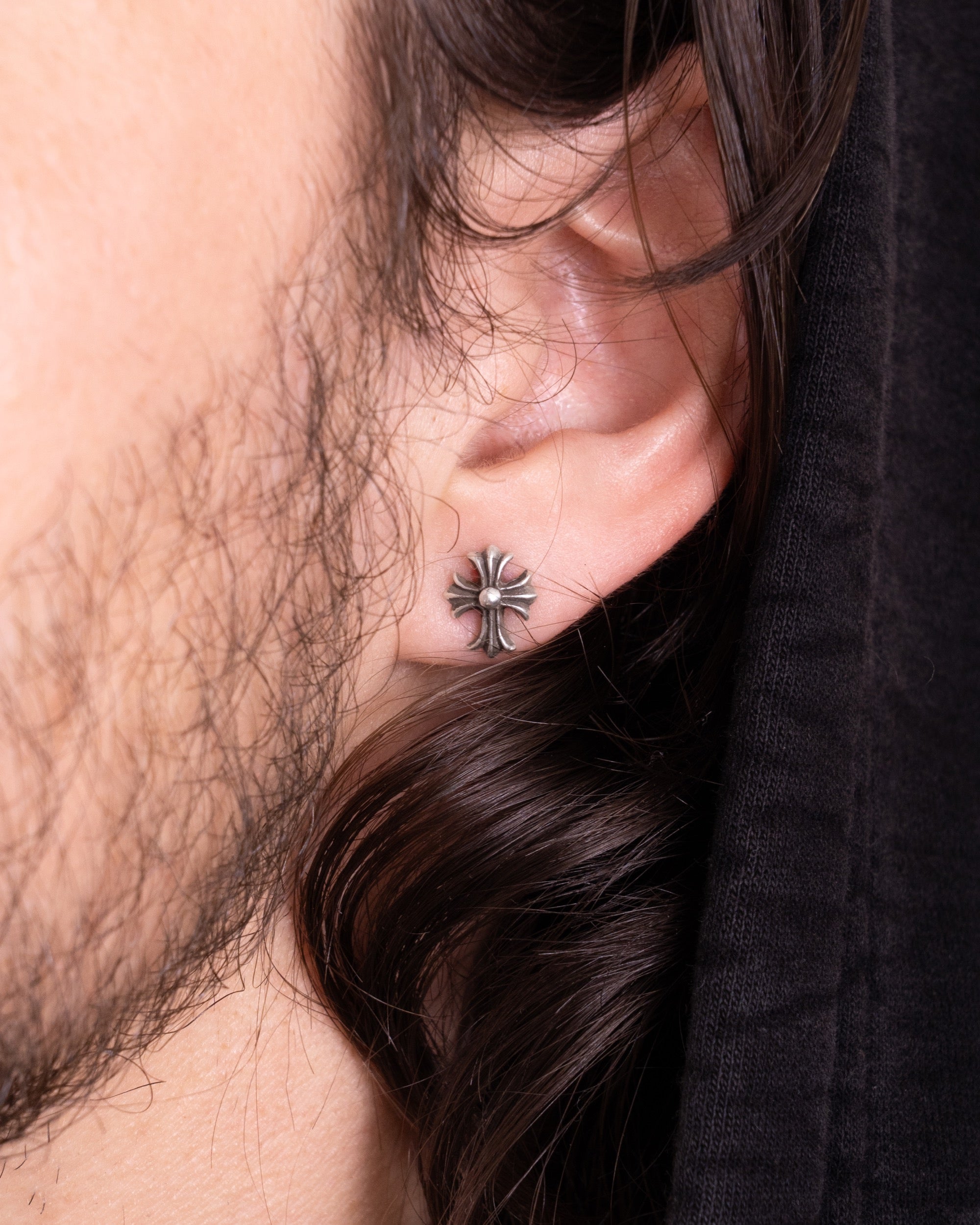 Chrome Hearts Cross Stud Earring