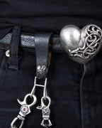 Chrome Hearts Heart Belt Loop Black