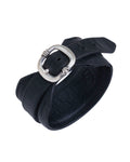 Chrome Hearts RR Tiny Buckle Gunslinger Leather Bracelet