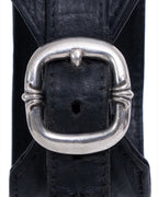 Chrome Hearts RR Tiny Buckle Gunslinger Leather Bracelet