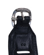Chrome Hearts RR Tiny Buckle Gunslinger Leather Bracelet