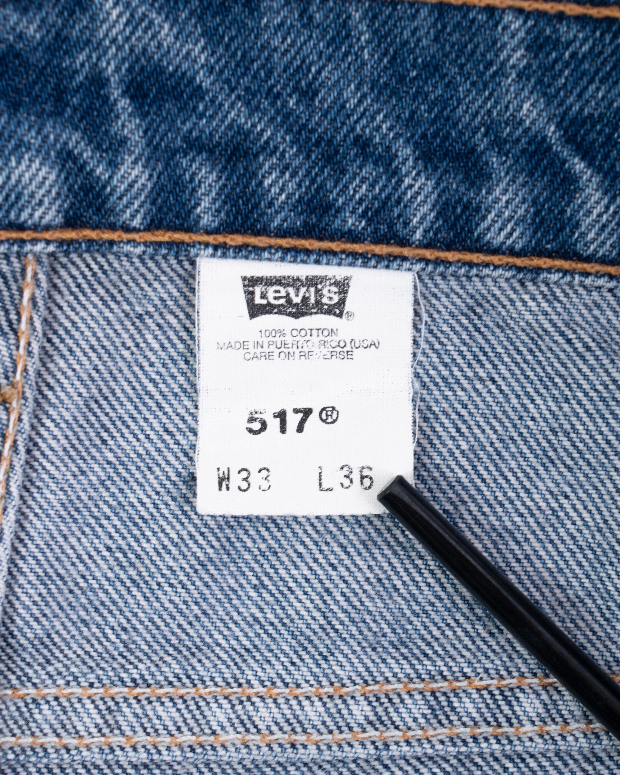 Levi’s 517 Orange Tab Blue Denim Vintage 80's