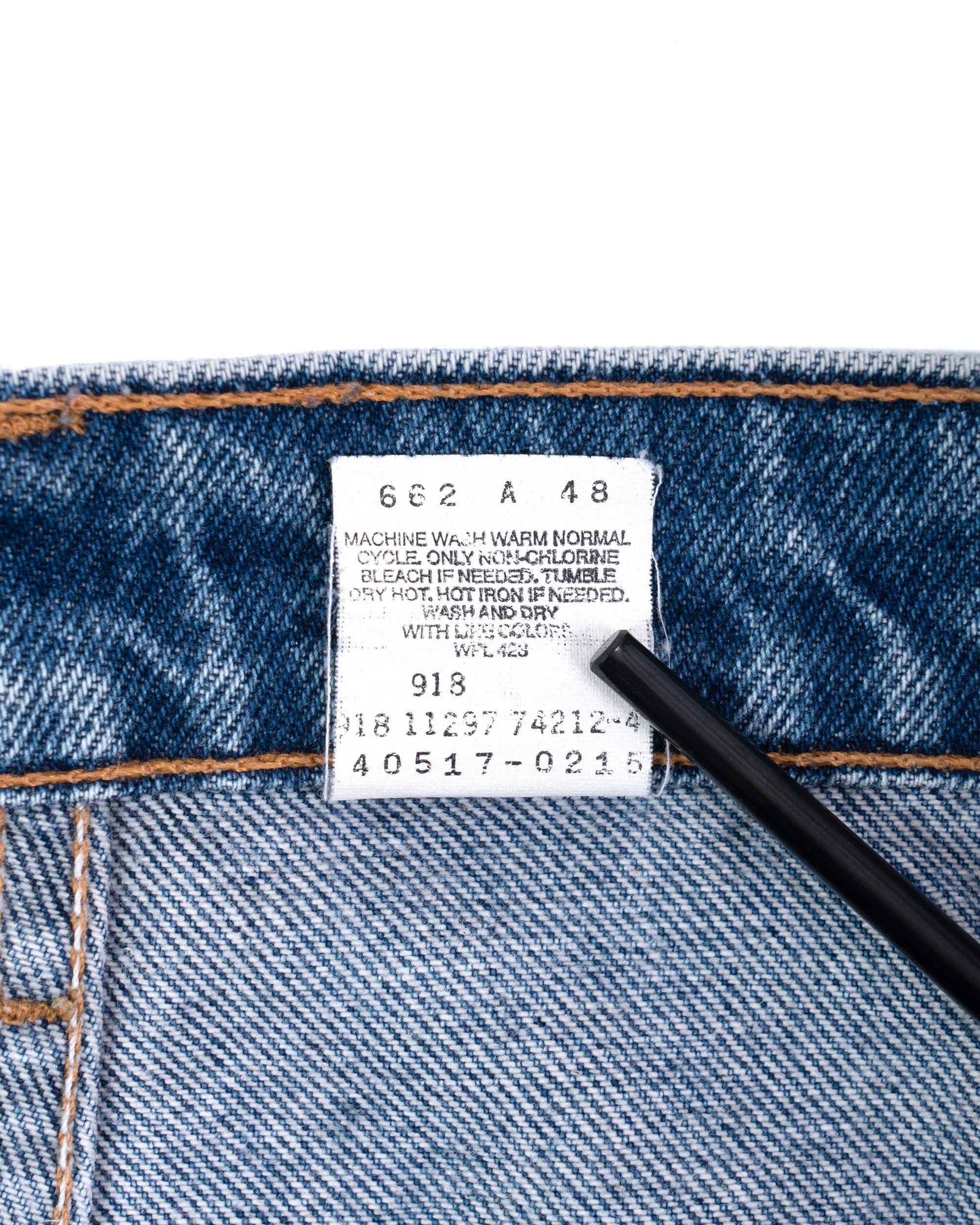 Levi’s 517 Orange Tab Blue Denim Vintage 80's