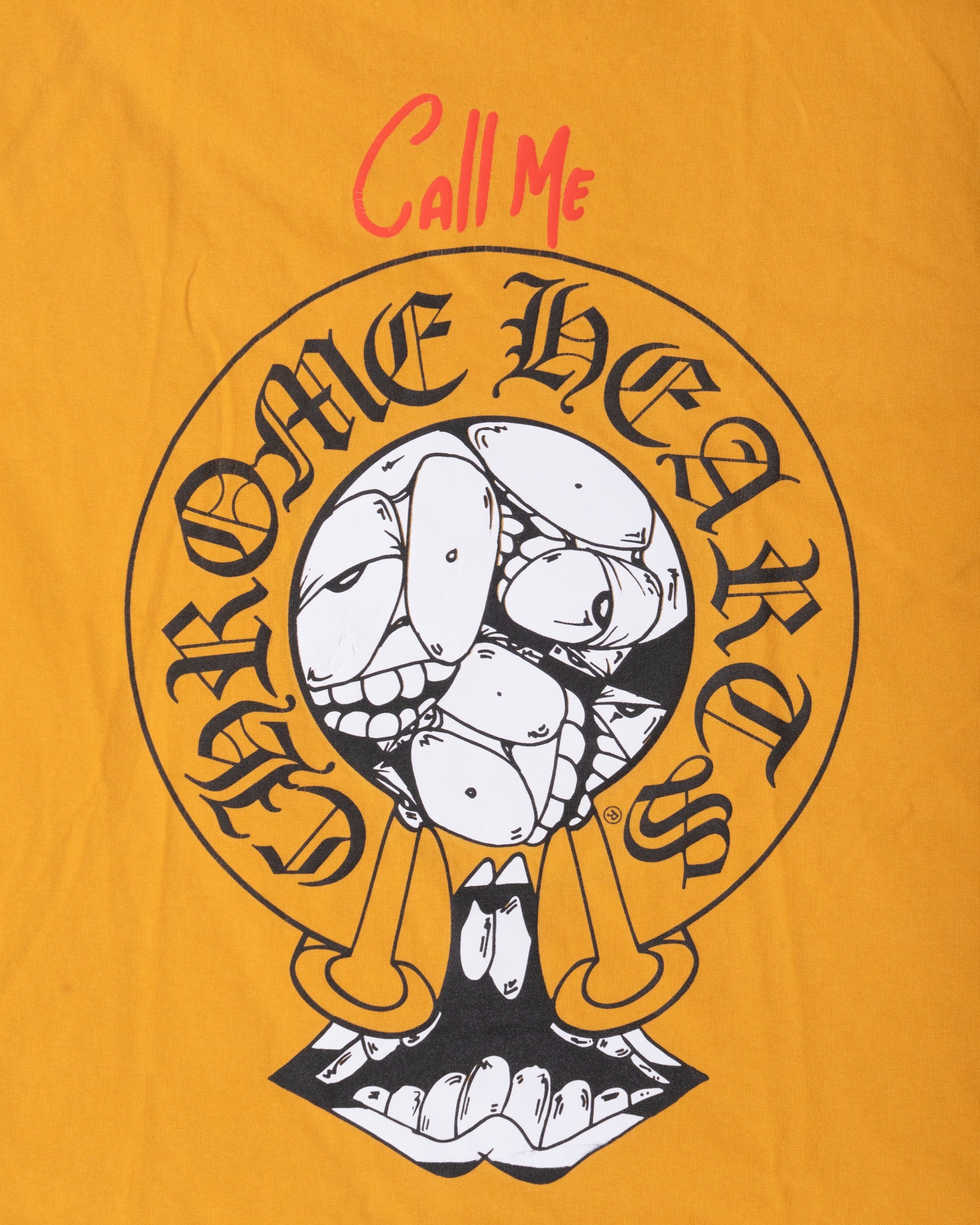 Chrome Hearts x Matty Boy « Call me » Tee Yellow