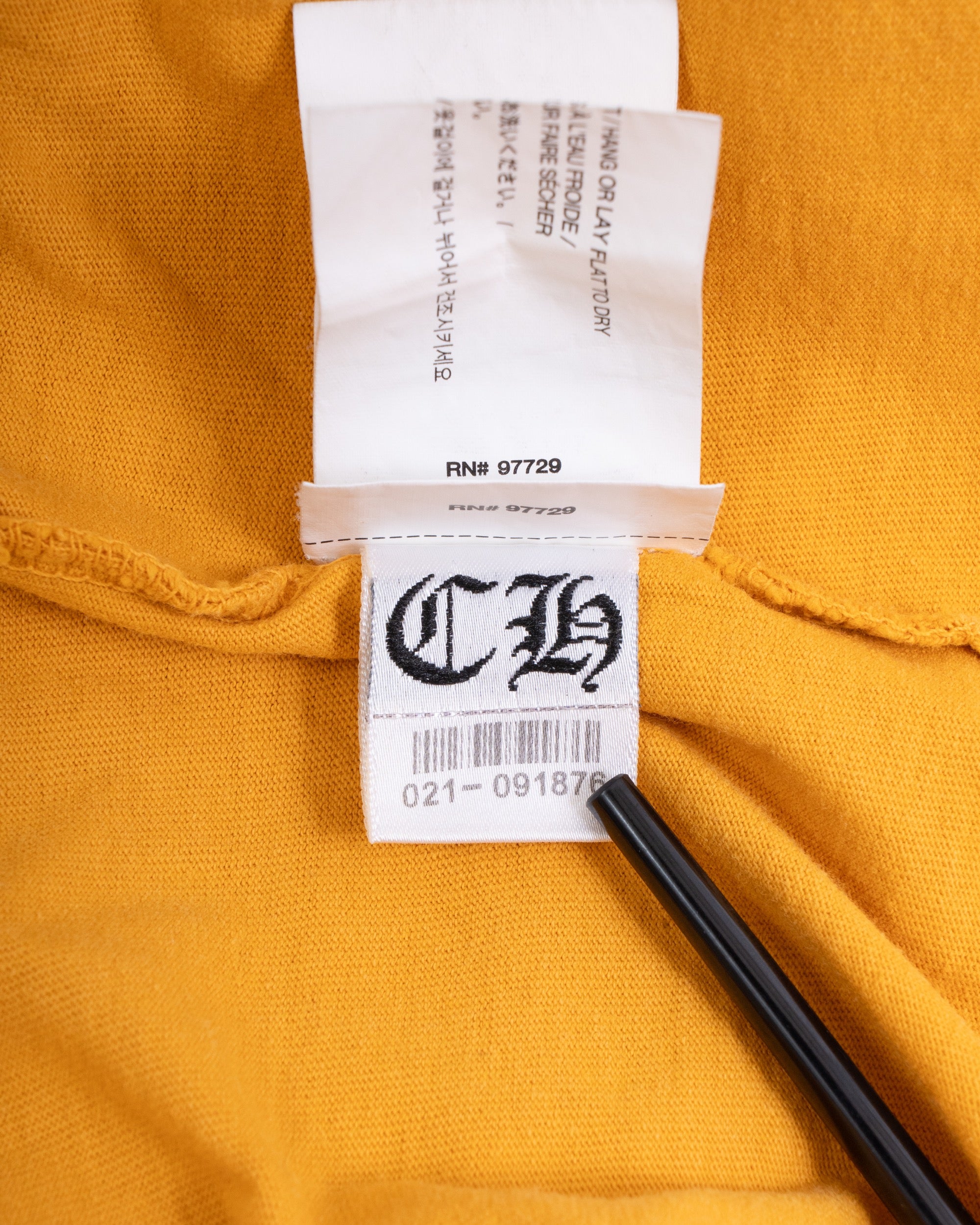 Chrome Hearts x Matty Boy « Call me » Tee Yellow
