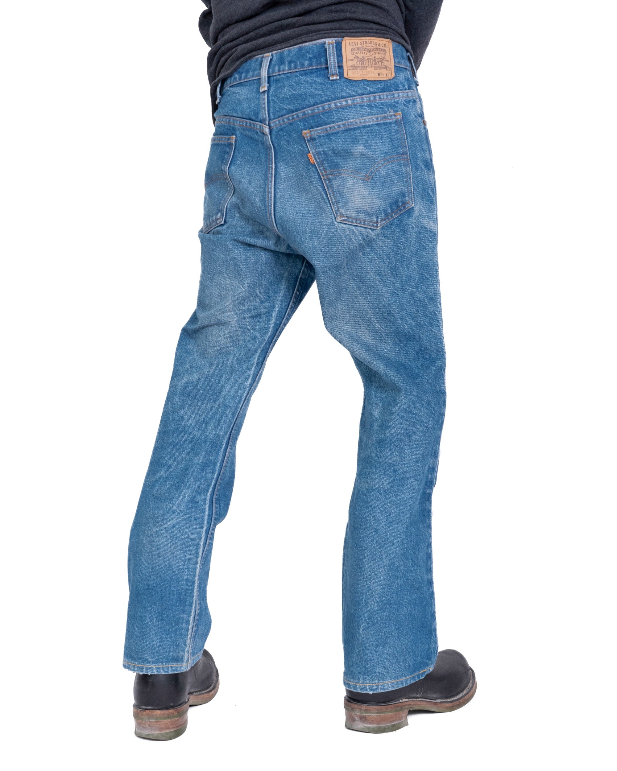 Levi’s 517 Orange Tab Blue Jeans 70’s