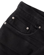Chrome Hearts Vintage Fleur Knee Denim Black