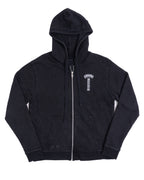 Chrome Hearts T-Bar Scroll Logo Thermal Zip-up Black