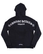 Chrome Hearts T-Bar Scroll Logo Thermal Zip-up Black