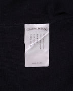Chrome Hearts T-Bar Scroll Logo Thermal Zip-up Black