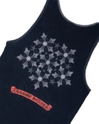 Chrome Hearts Star Tank Top Navy Vintage