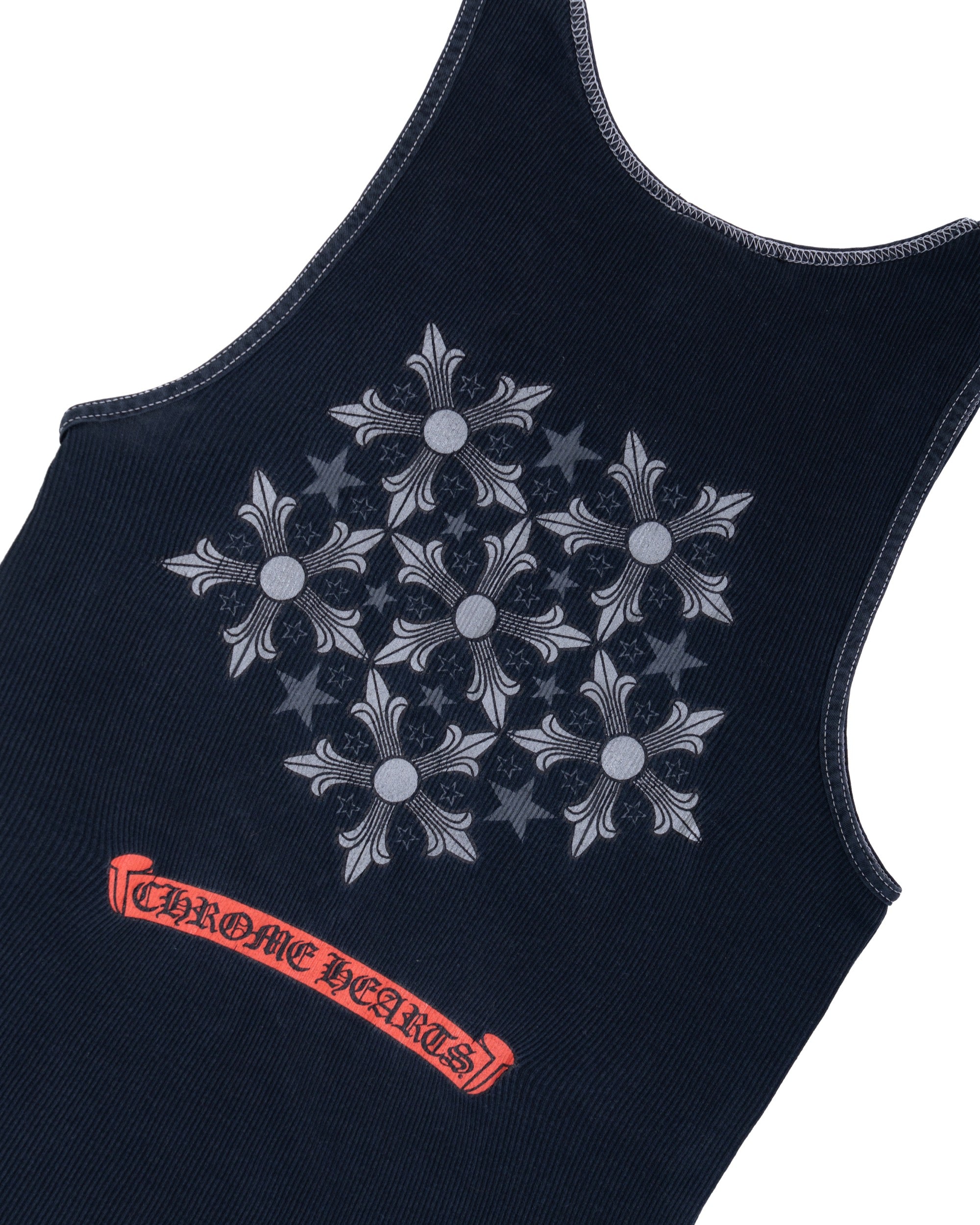 Chrome Hearts Star Tank Top Navy Vintage