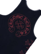 Chrome Hearts Horseshoe Cross Tank Top Vintage