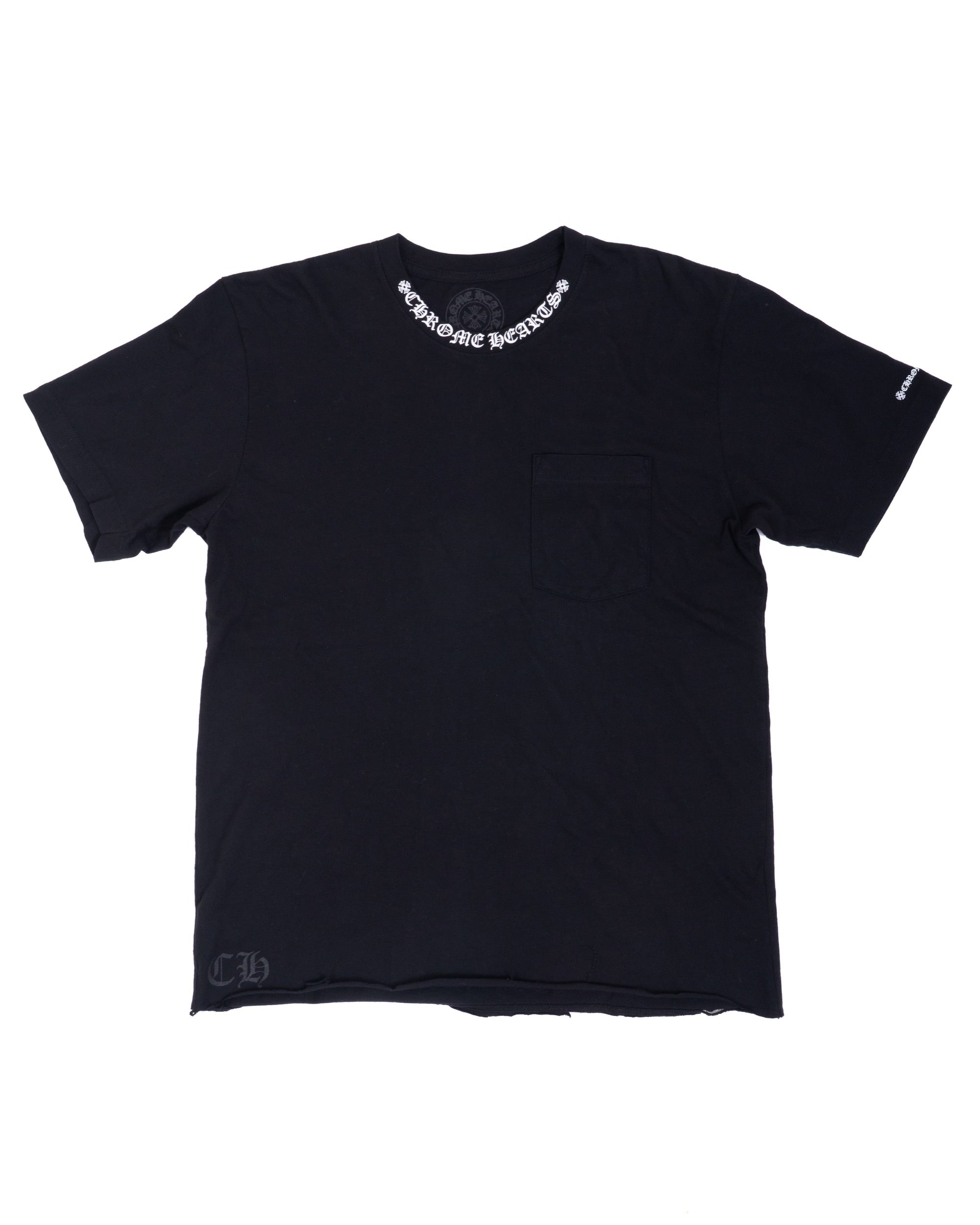 Chrome Hearts Collar Logo Tee Black
