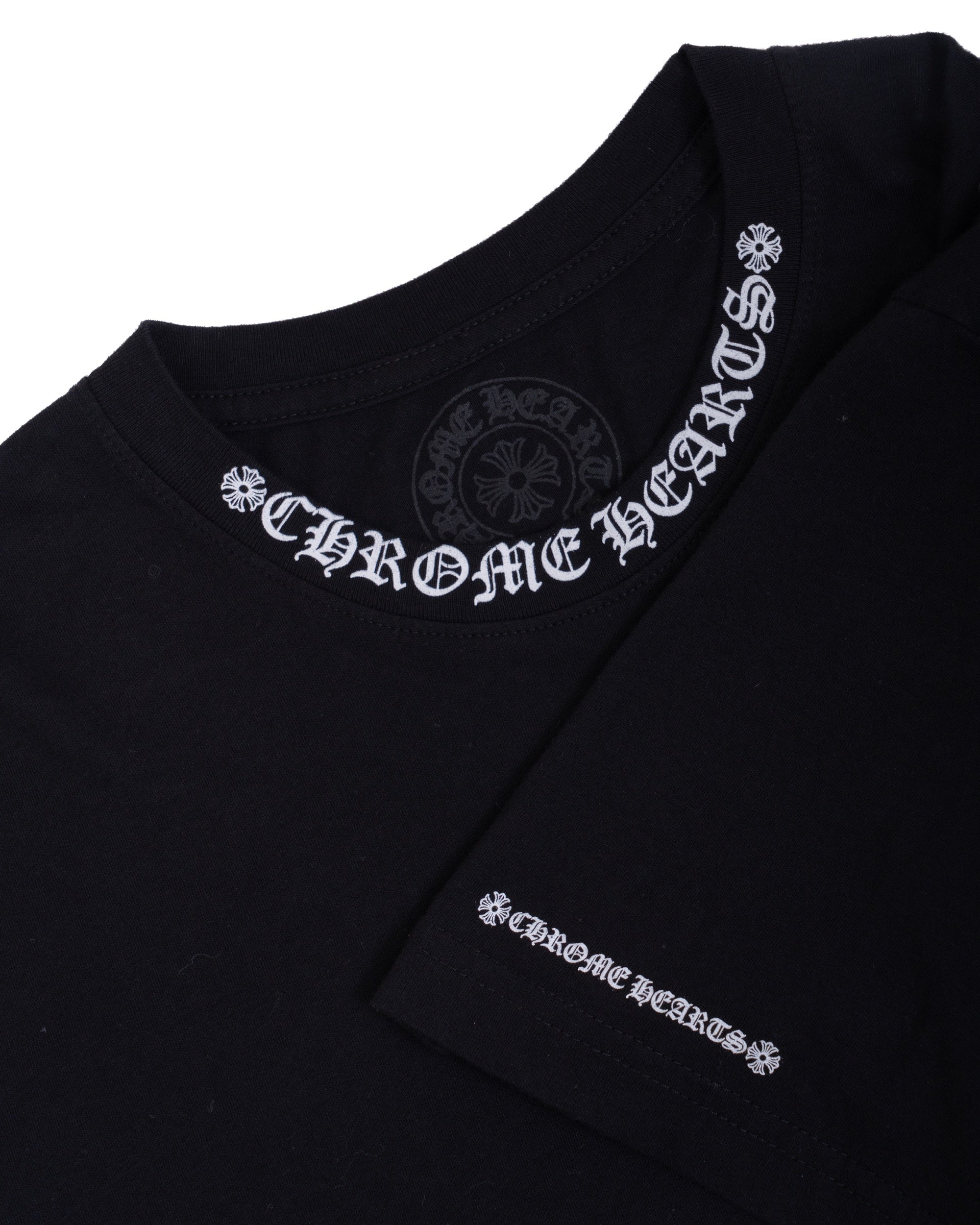 Chrome Hearts Collar Logo Tee Black