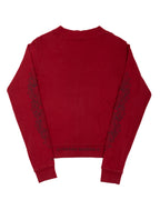 Chrome Hearts Cross Floral Track Jacket Red