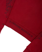 Chrome Hearts Cross Floral Track Jacket Red