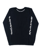 Chrome Hearts Collar Logo Longsleeve Black