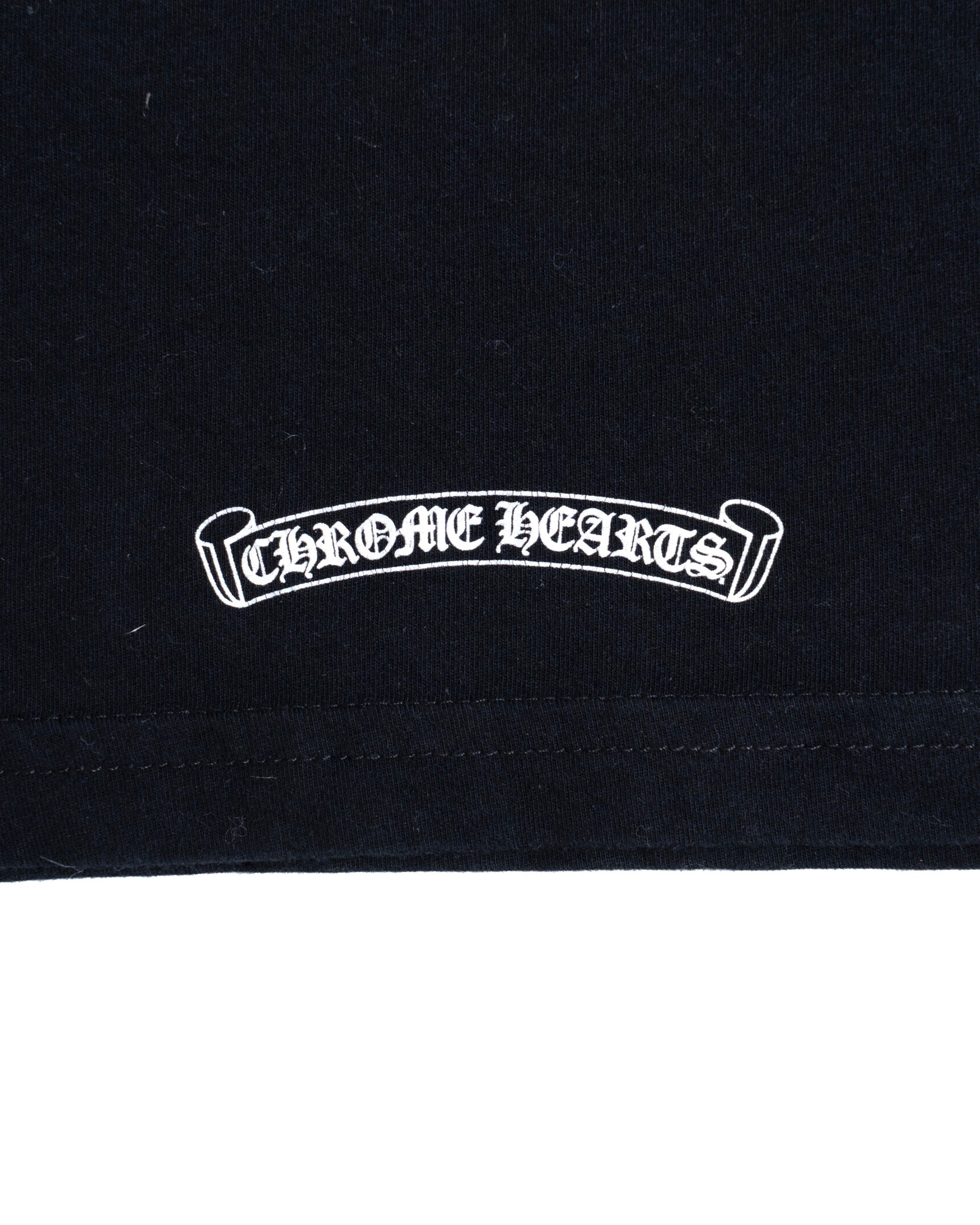 Chrome Hearts Collar Logo Longsleeve Black