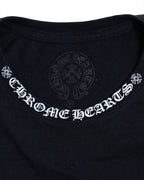 Chrome Hearts Collar Logo Longsleeve Black