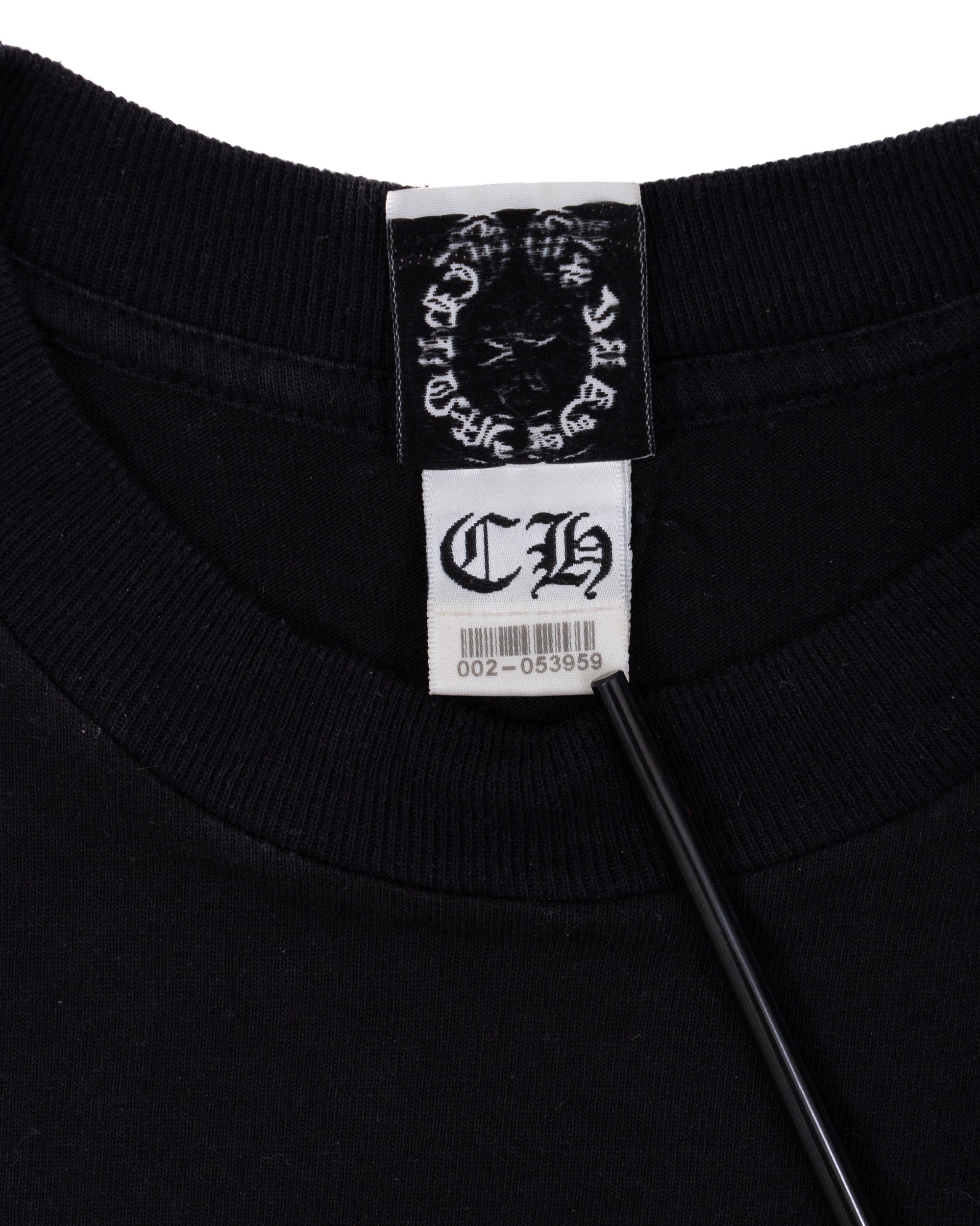 Chrome Hearts T-Bar Star Logo Tee Black Vintage