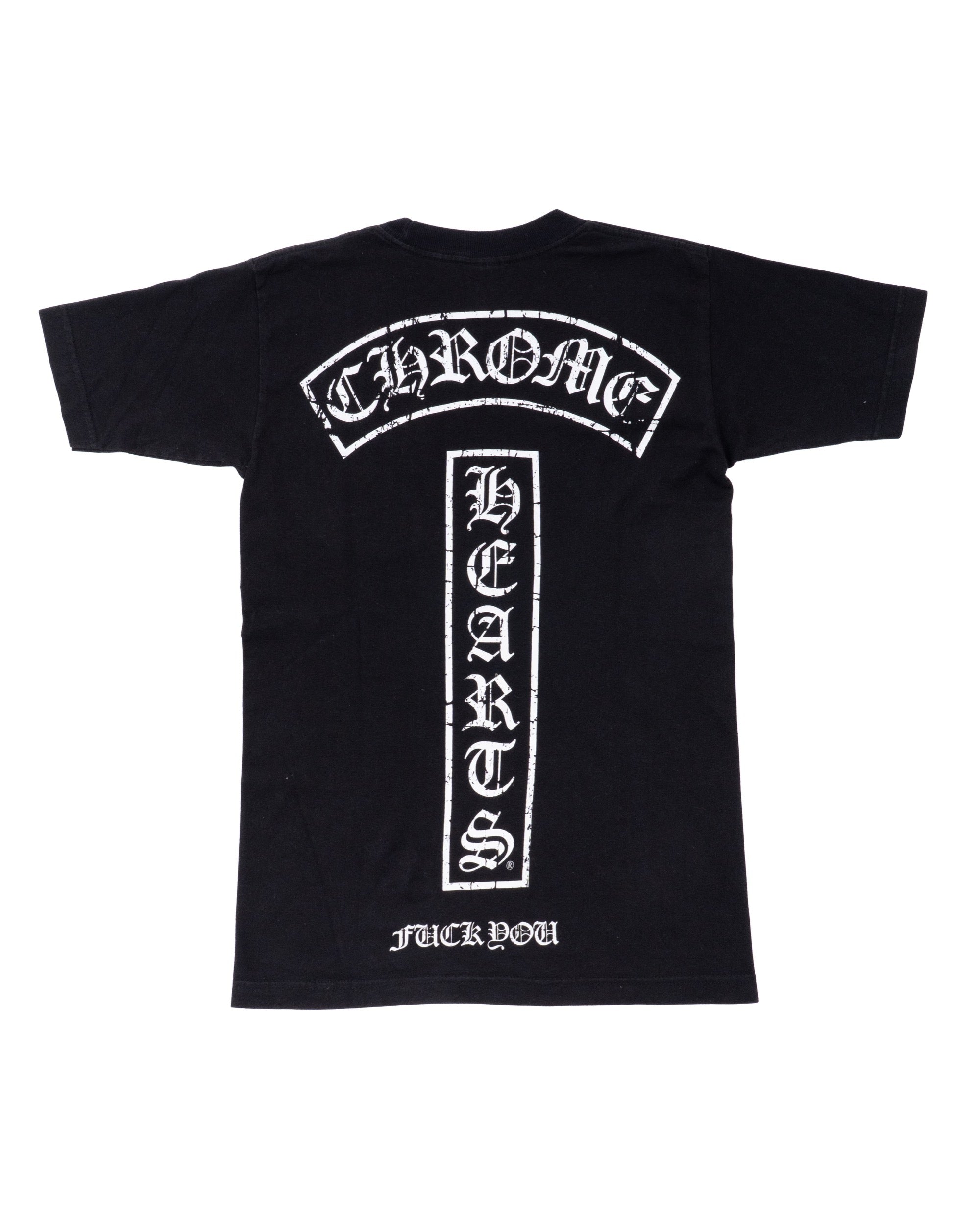 Chrome Hearts T-Bar Star Logo Tee Black Vintage