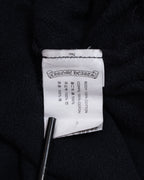 Chrome Hearts Horseshoe Floral Hoodie Black