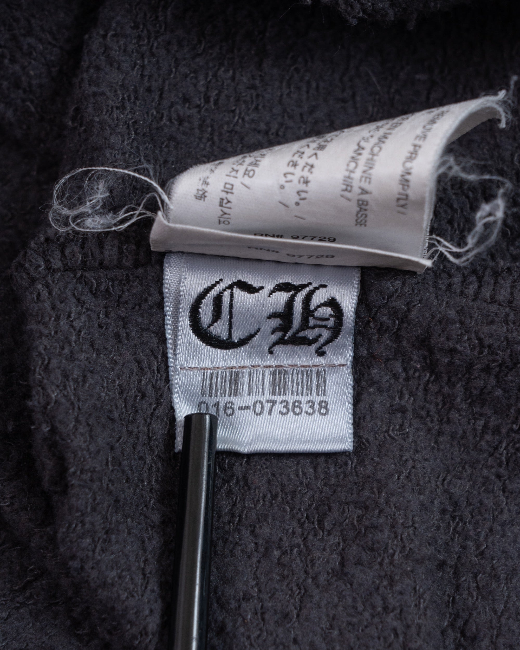 Chrome Hearts Floral Logo F&F Crewneck Grey