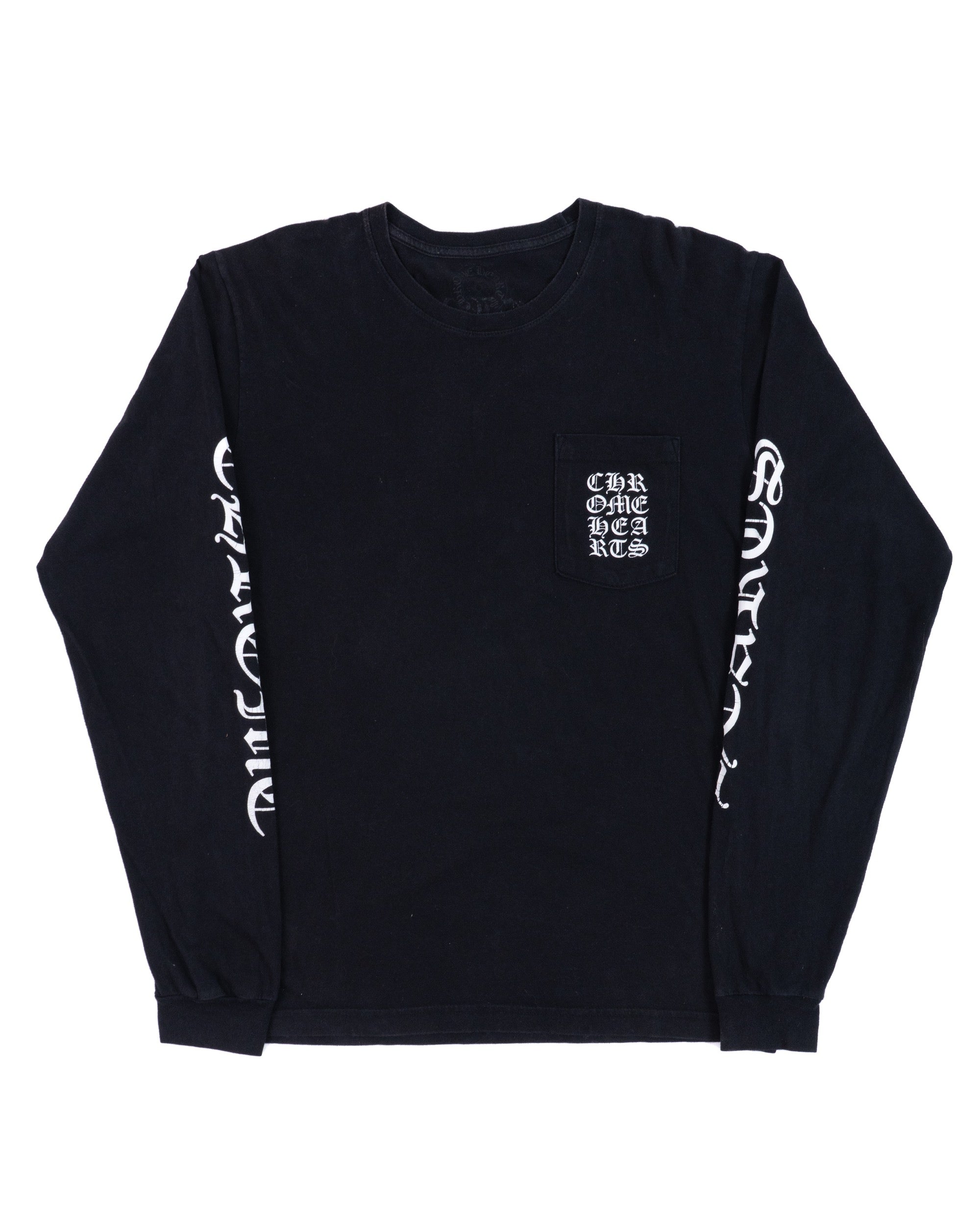 Chrome Hearts Script Logo Longsleeve Black