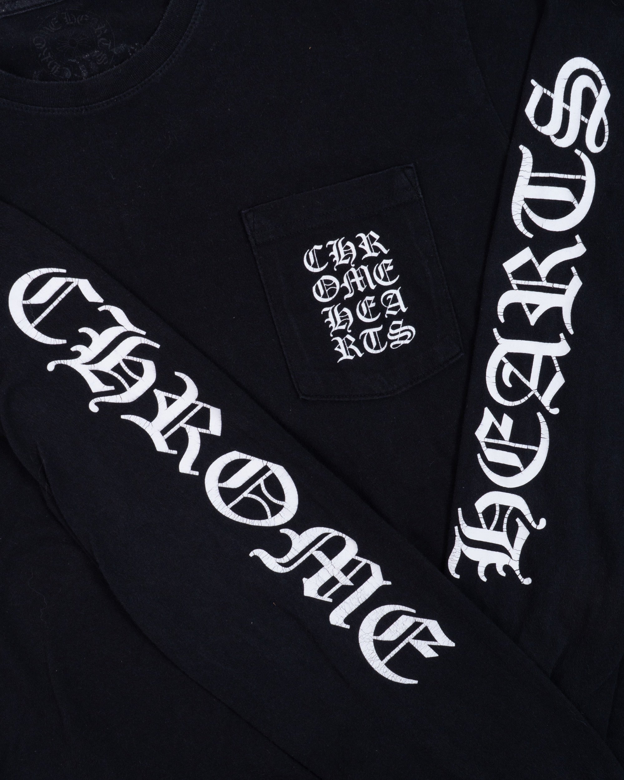 Chrome Hearts Script Logo Longsleeve Black