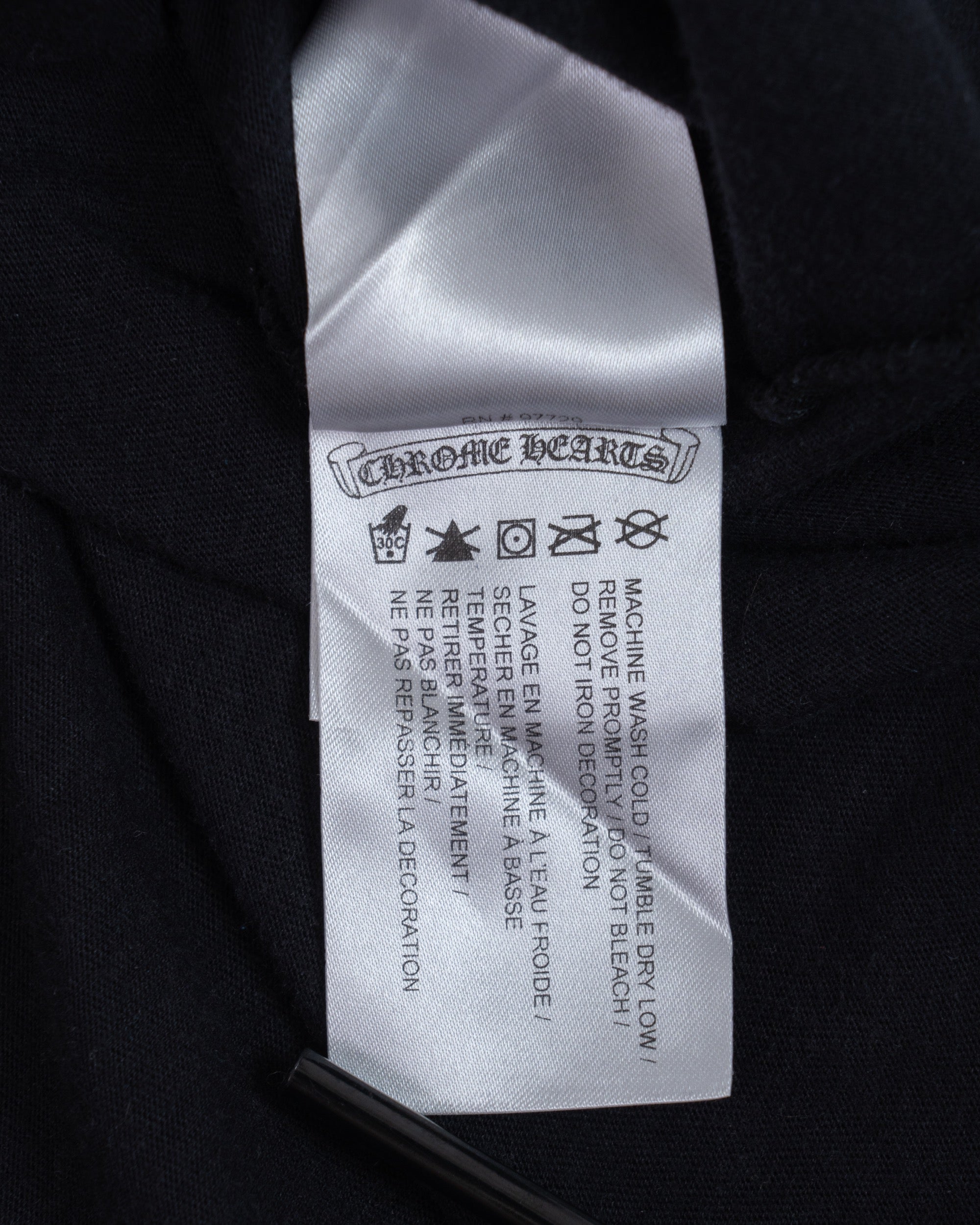 Chrome Hearts Script Logo Longsleeve Black