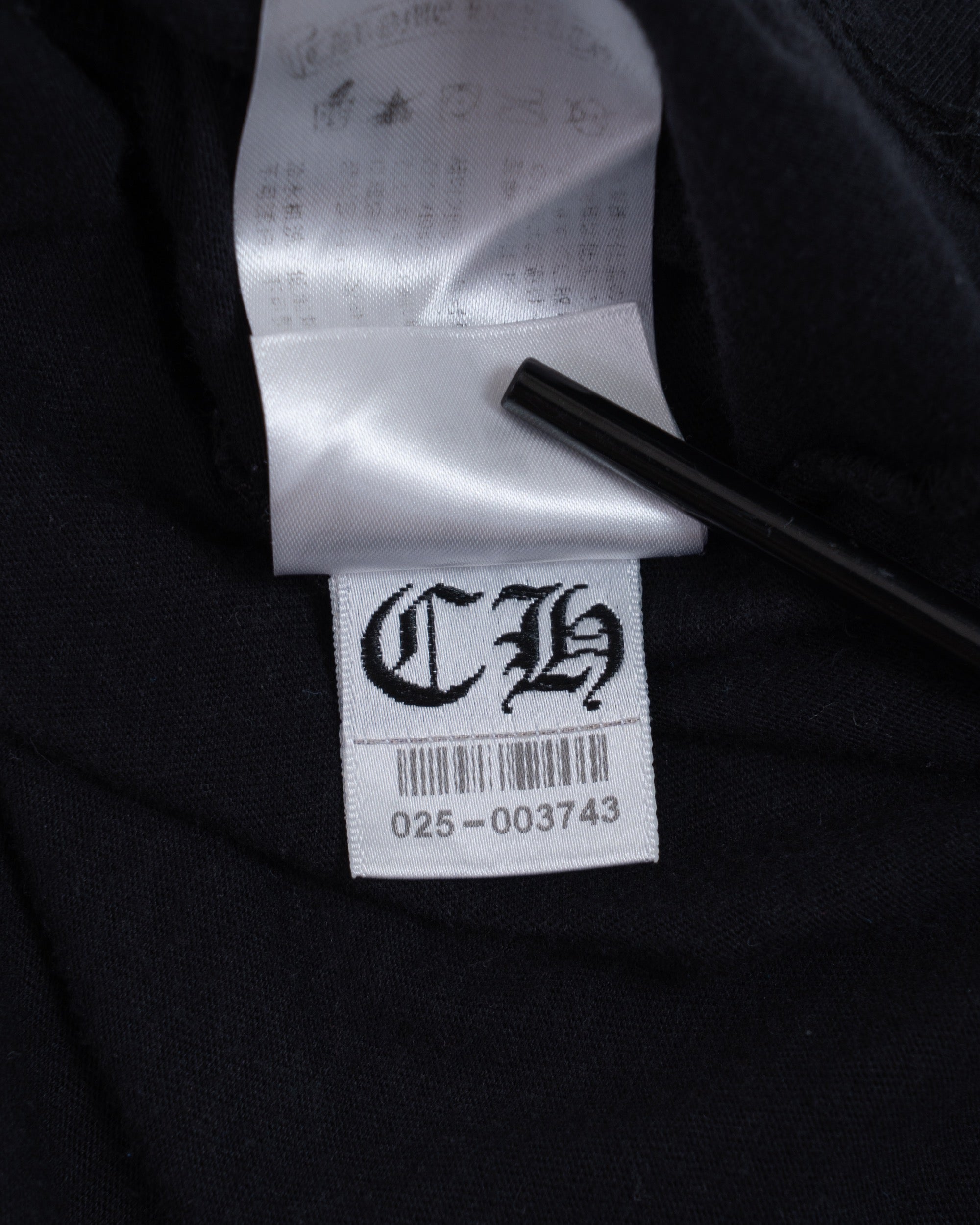 Chrome Hearts Script Logo Longsleeve Black