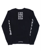 Chrome Hearts Script Logo Longsleeve Black
