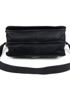 Chrome Hearts Convertible Messenger Buttons Leather Bag 90’s Black