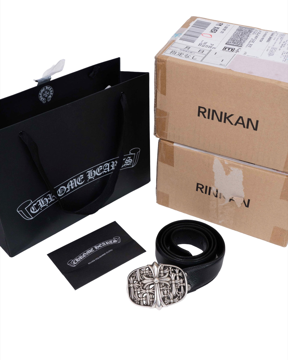 Chrome Hearts Cemetery Buckle + Strap Belt