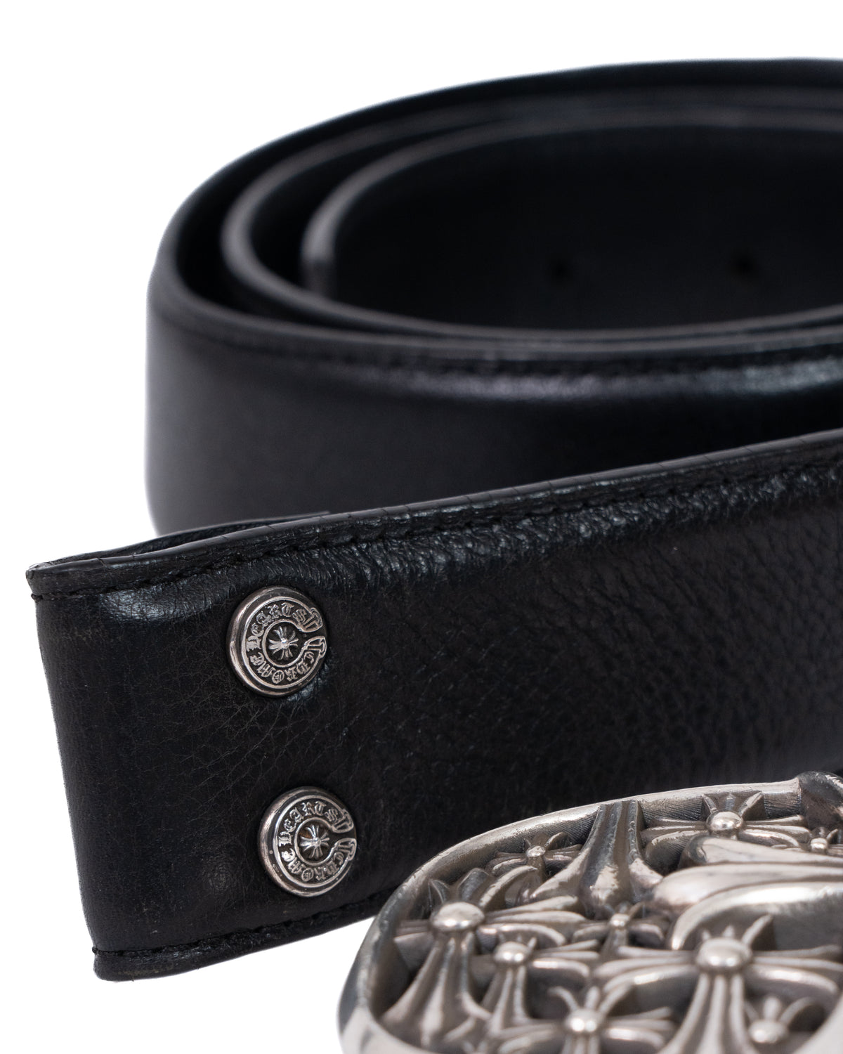 Chrome Hearts Cemetery Buckle + Strap Belt