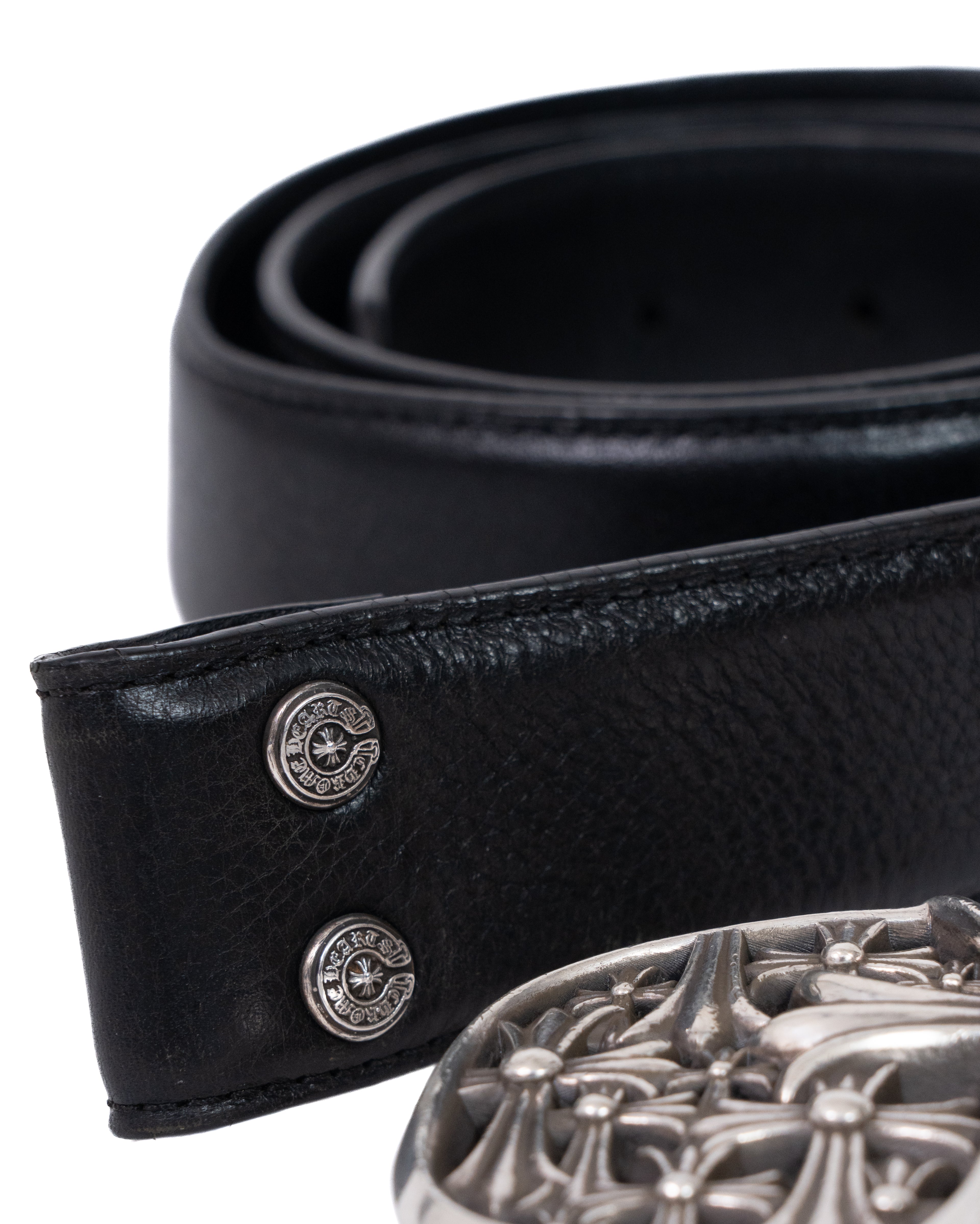 Chrome Hearts Cemetery Buckle + Strap Belt