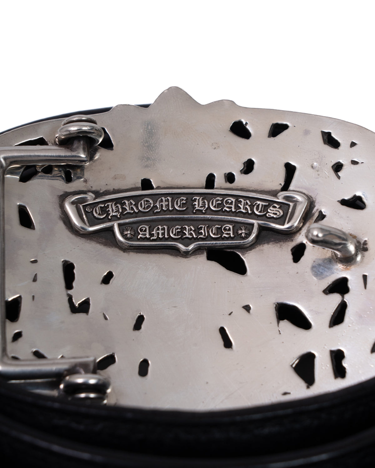 Chrome Hearts Cemetery Buckle + Strap Belt